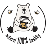 Bear with jar of honey